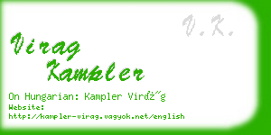 virag kampler business card